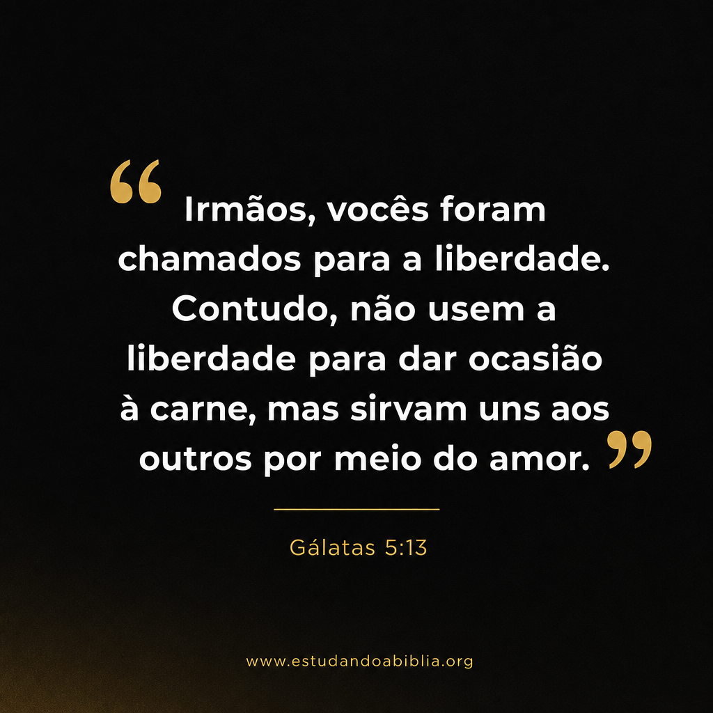 Gálatas 5:13