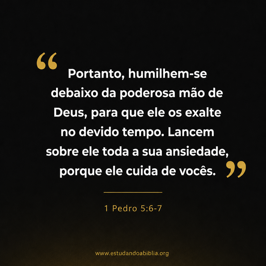 1 Pedro 5:6-7