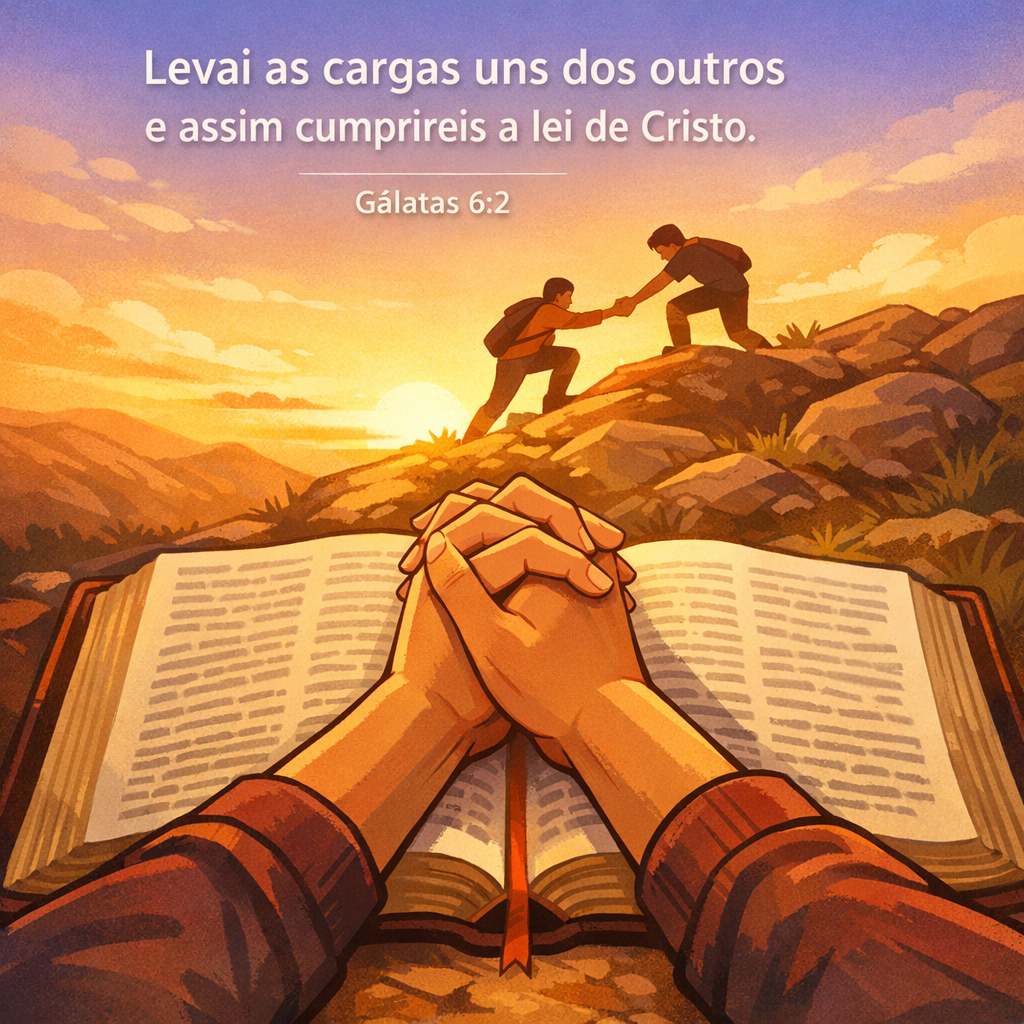 Versículo bíblico do dia - Gálatas 6:2