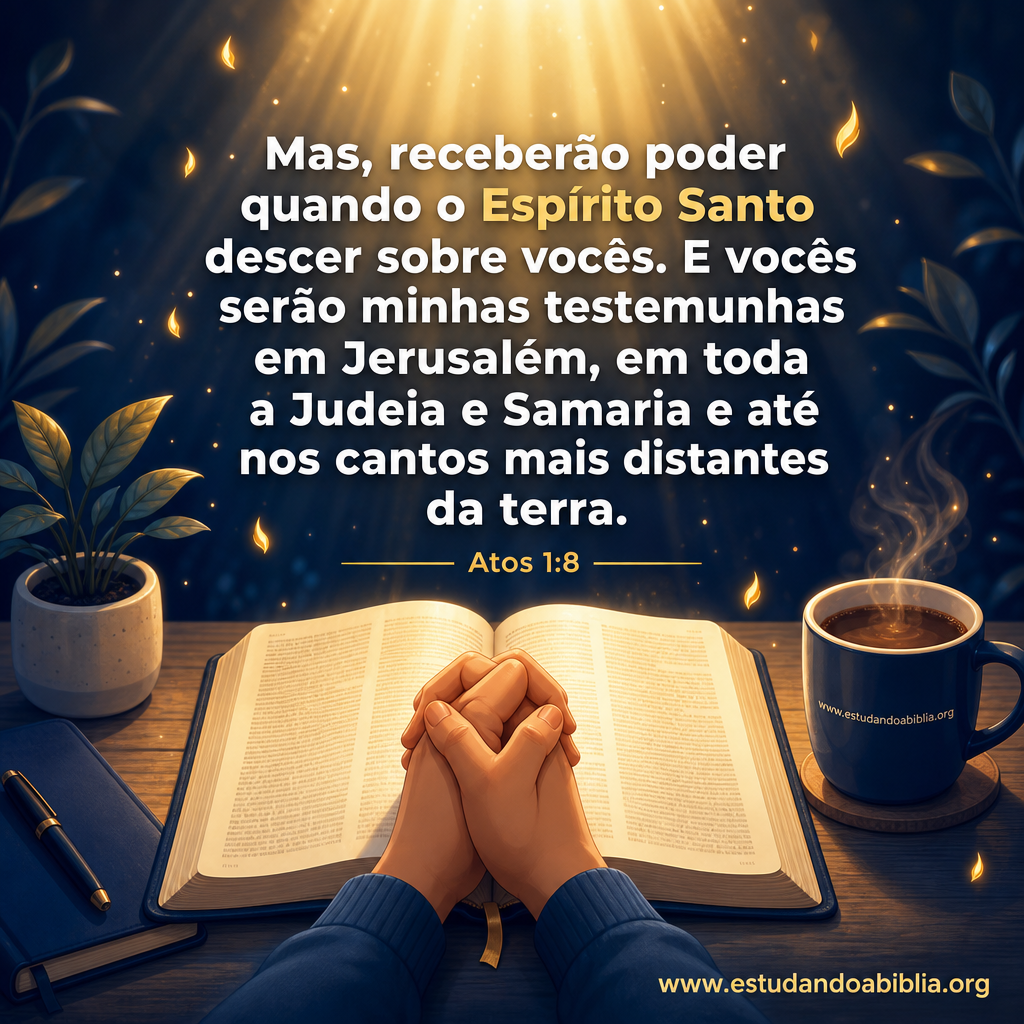 Versículo bíblico do dia - atos1-8-ara