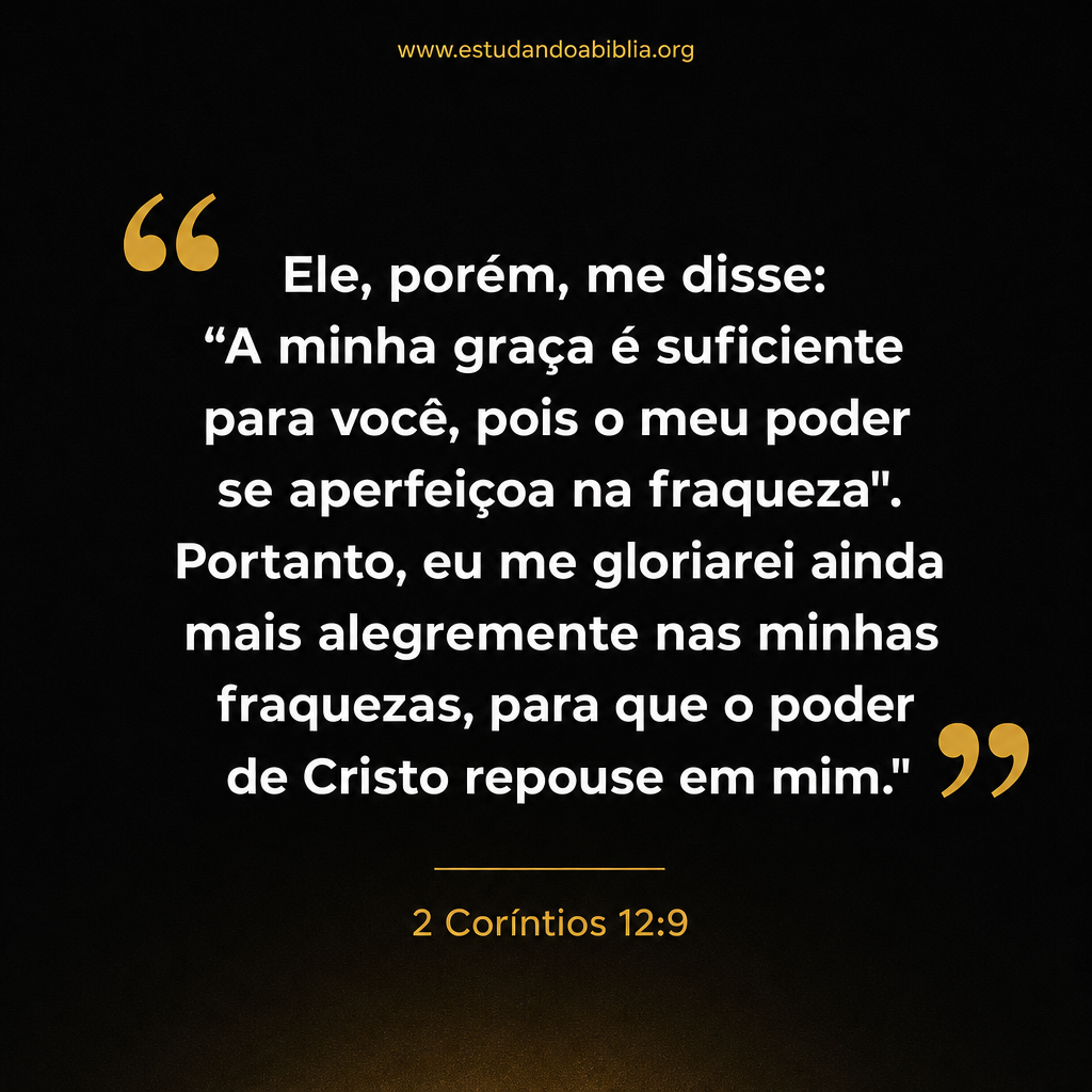 2 Coríntios 12:9
