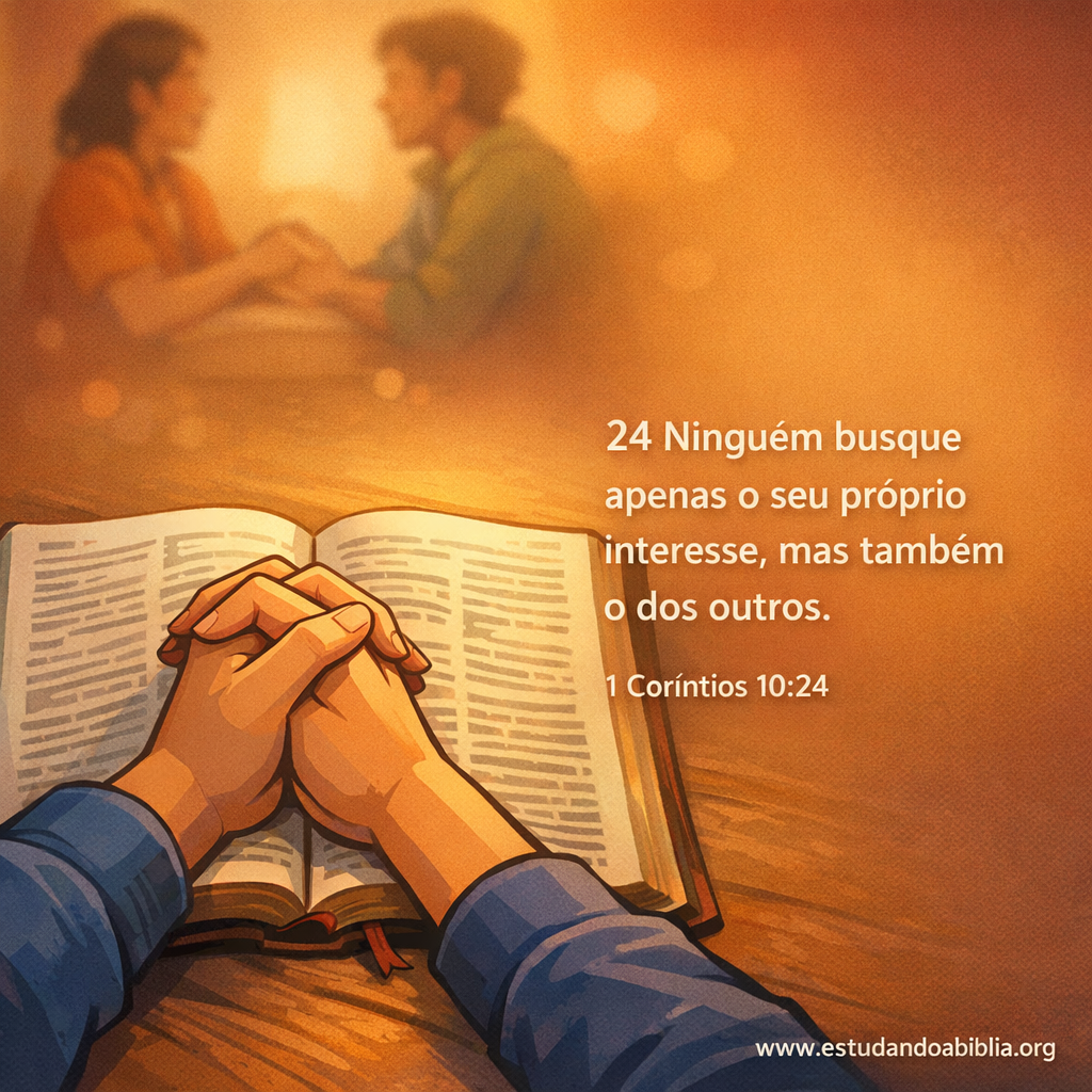 Versículo bíblico do dia - 1 Coríntios 10:24