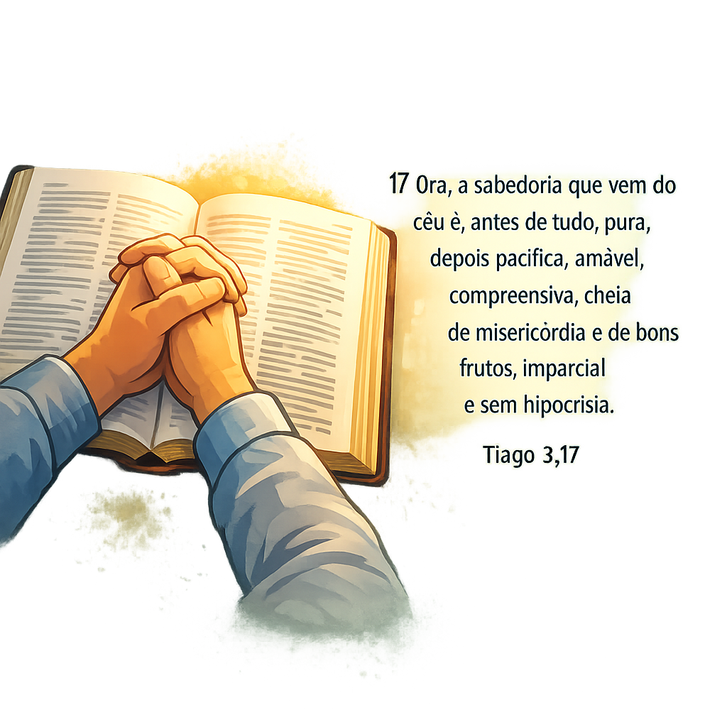 Versículo bíblico do dia - Tiago 3:17