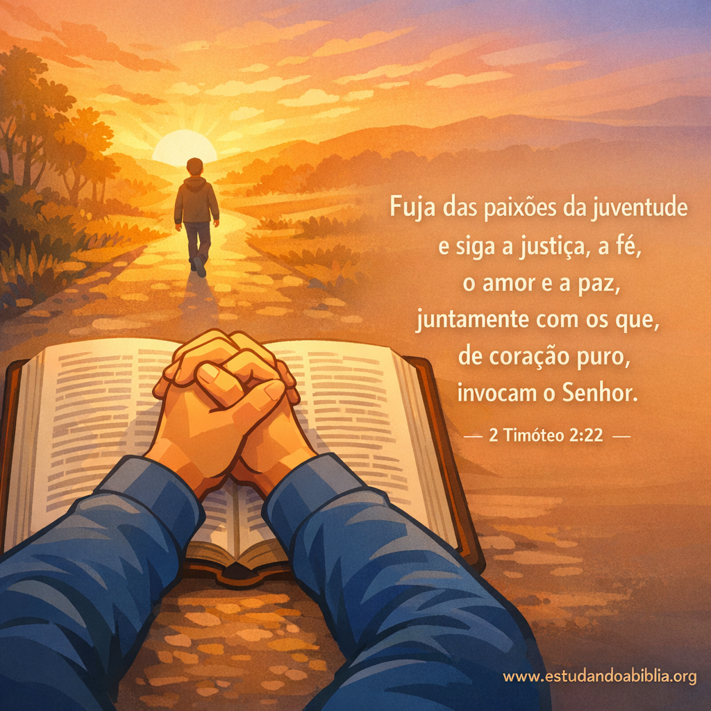 Versículo bíblico do dia - 2 Timóteo 2:22