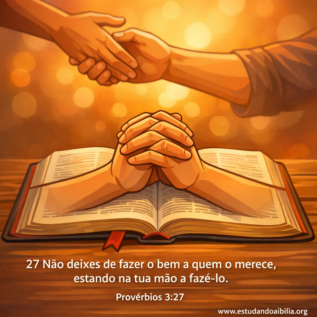 Versículo bíblico do dia - Provérbios 3:27