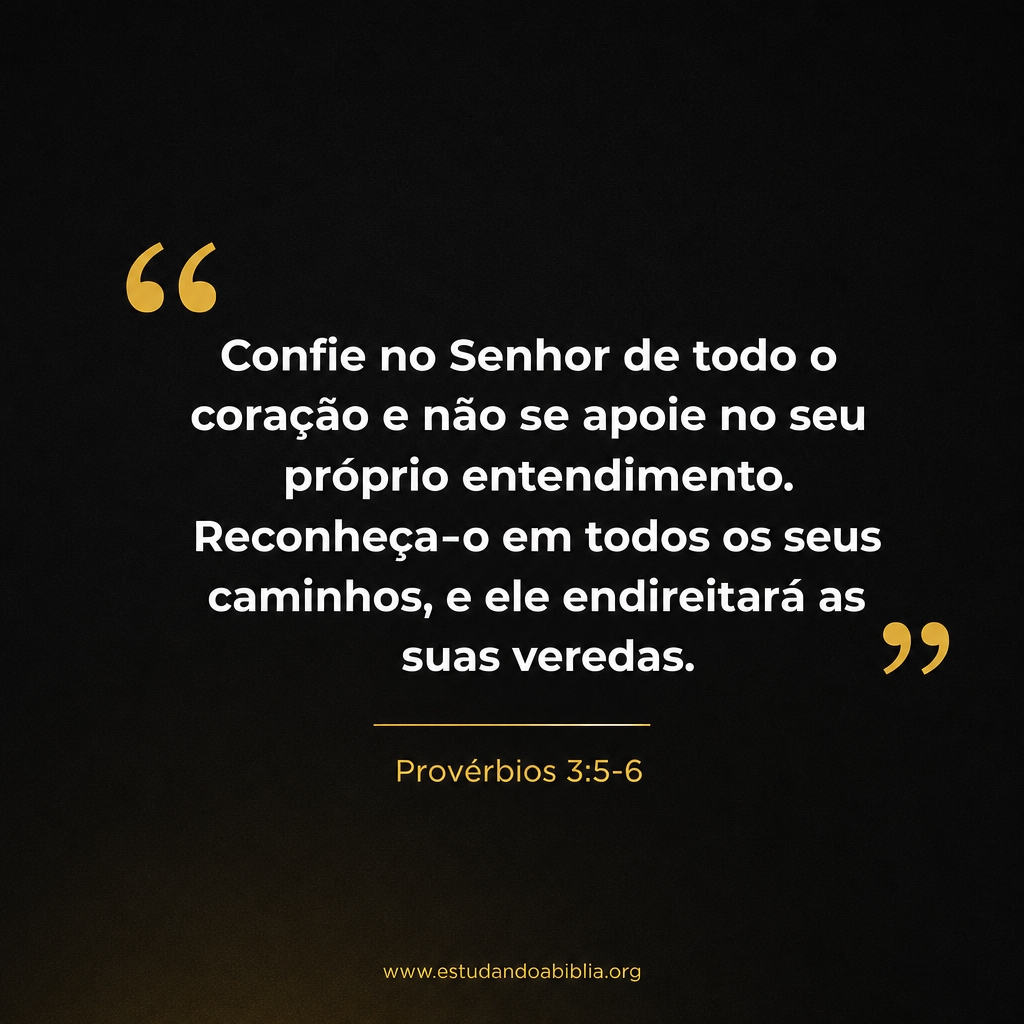 Provérbios 3:5-6
