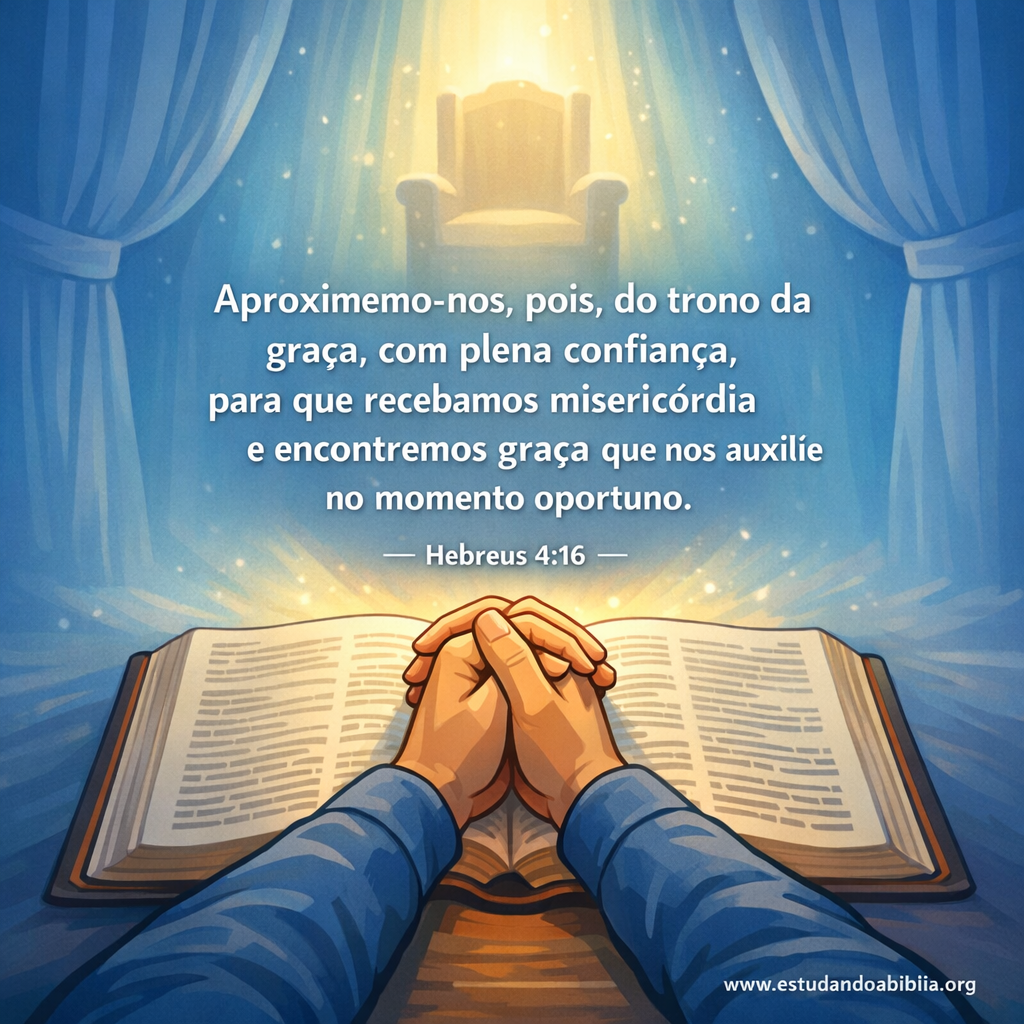 Versículo bíblico do dia - Hebreus 4:16
