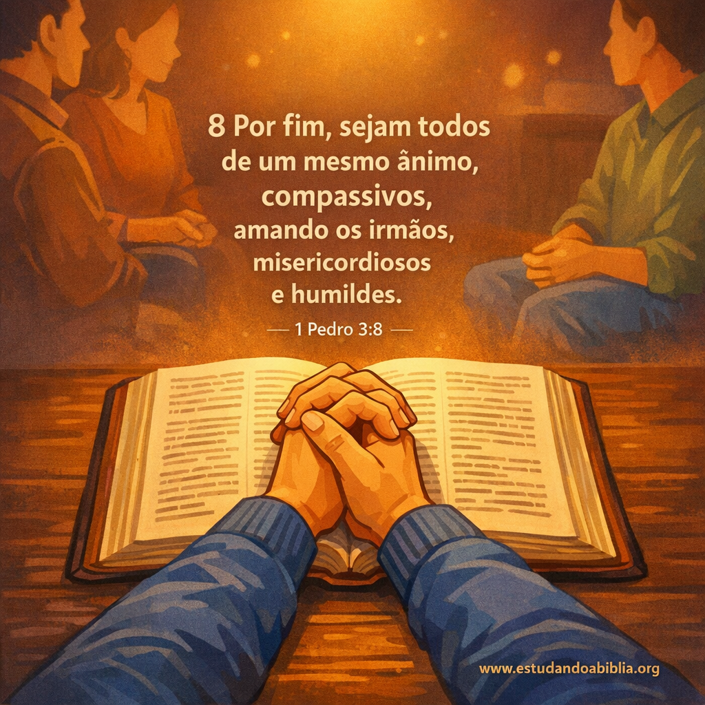 Versículo bíblico do dia - 1 Pedro 3:8