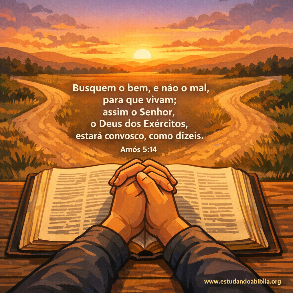 Versículo bíblico do dia - Amós 5:14