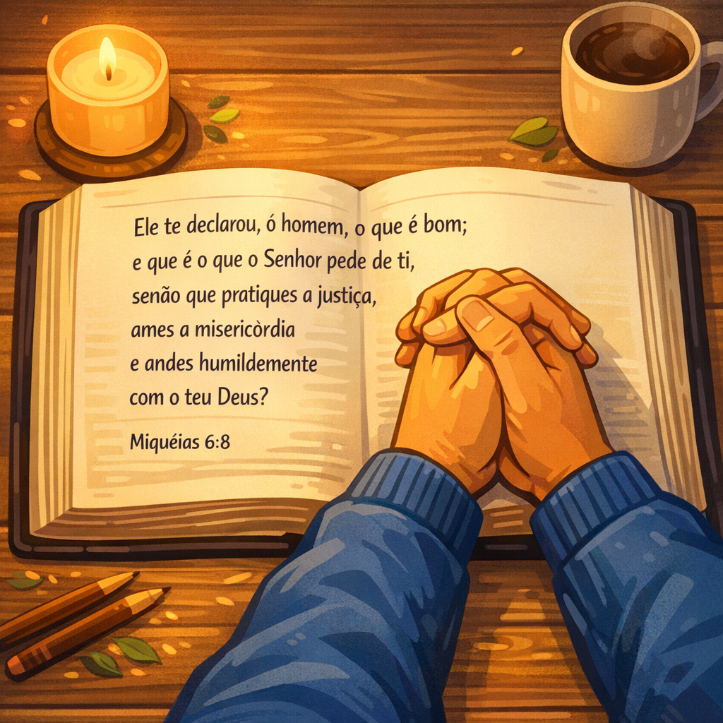 Versículo bíblico do dia - Miquéias 6:8