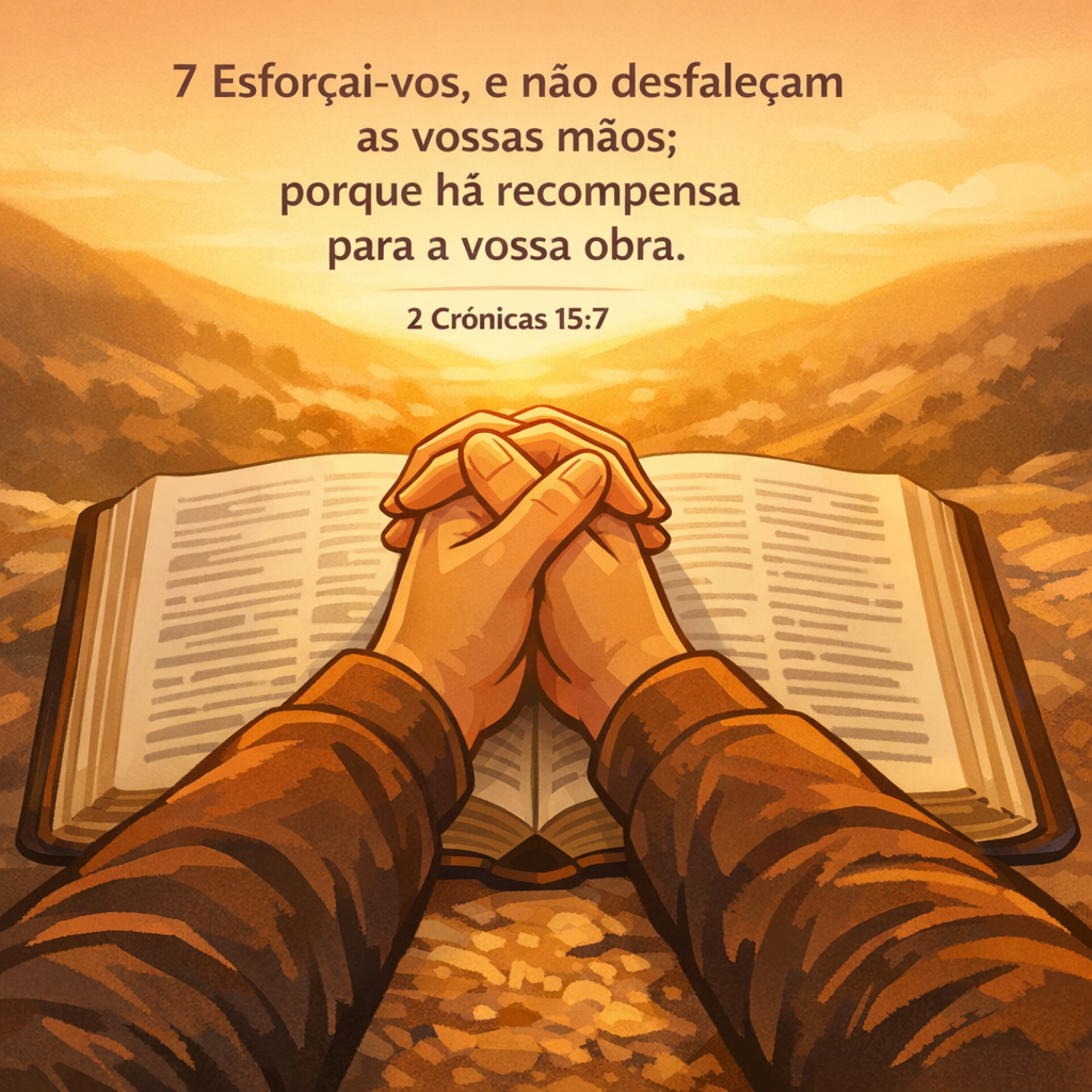Versículo bíblico do dia - 2 Crônicas 15:7