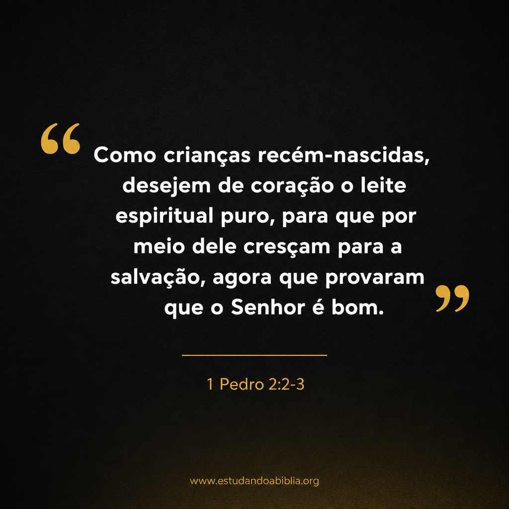 1 Pedro 2:2-3