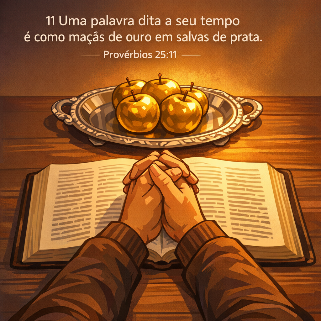Versículo bíblico do dia - Provérbios 25:11