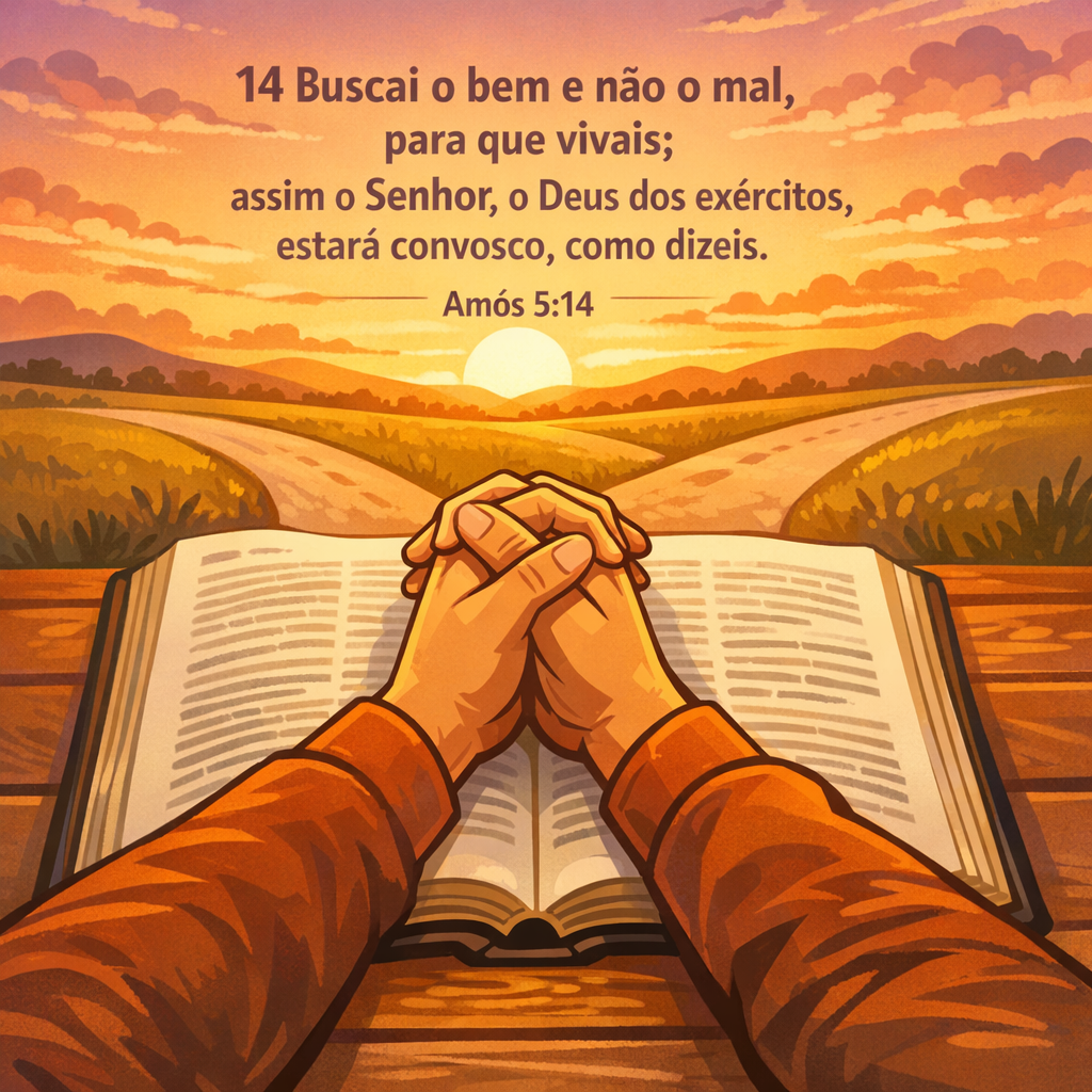 Versículo bíblico do dia - Amós 5:14