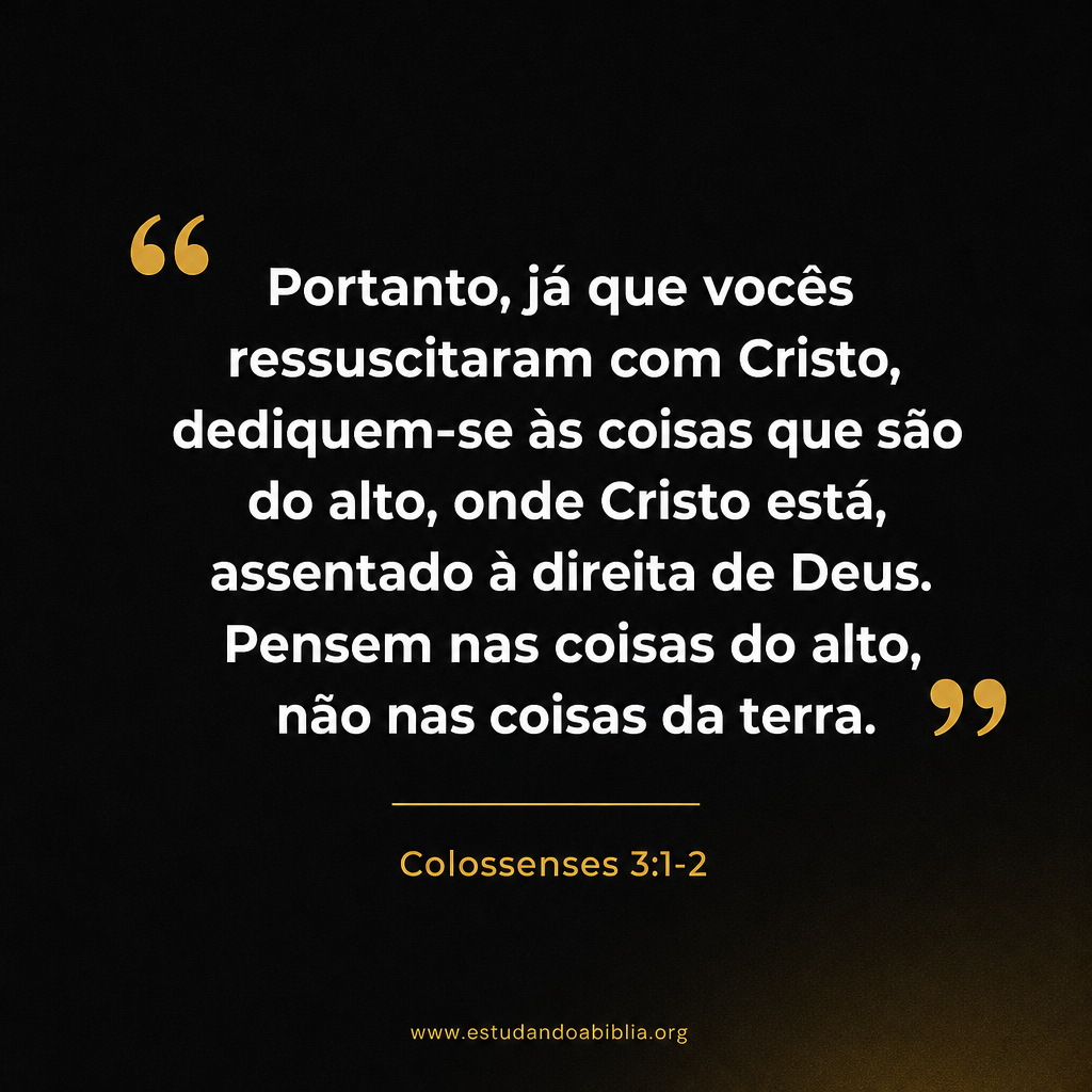 Colossenses 3:1-2