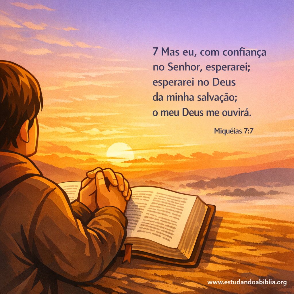Versículo bíblico do dia - Miquéias 7:7
