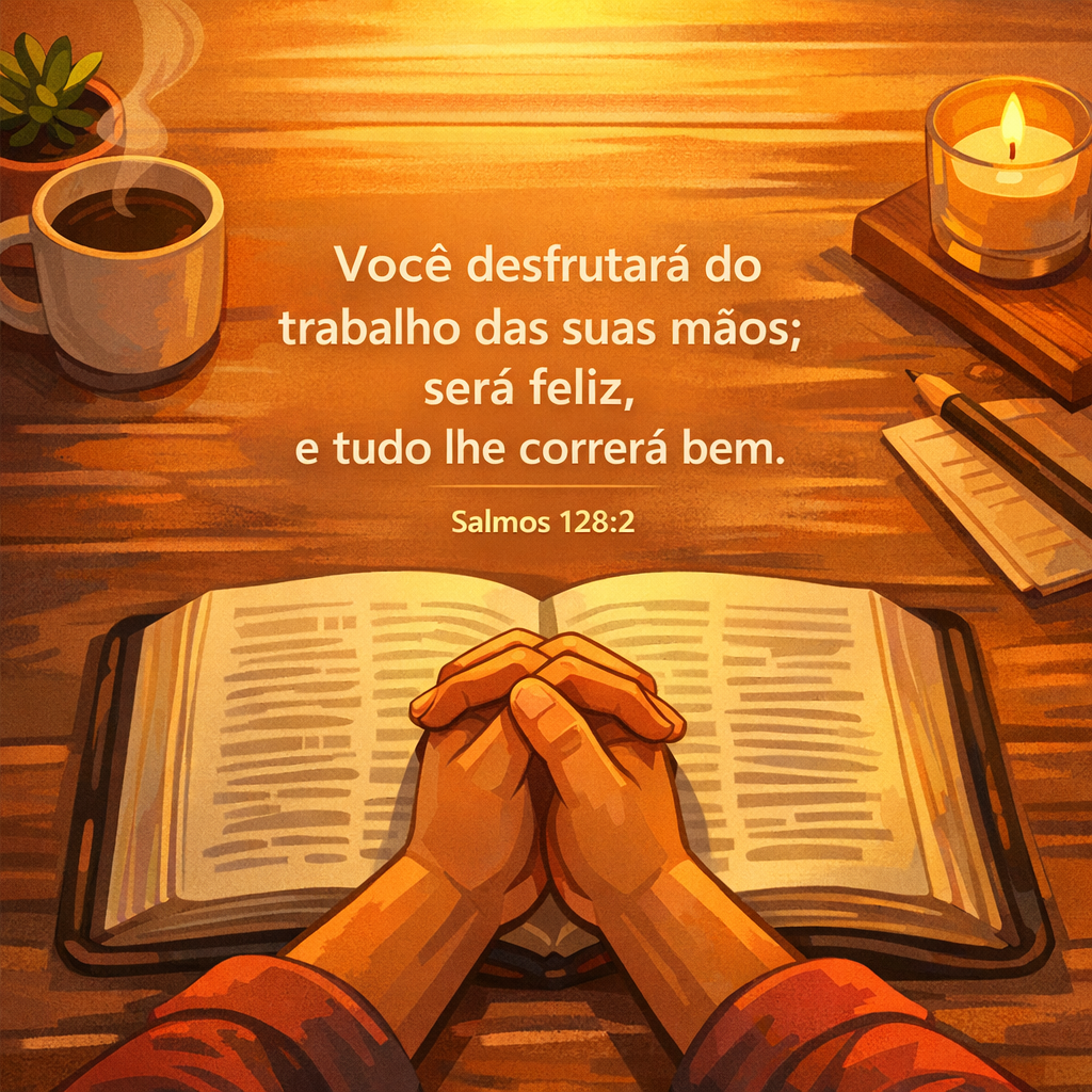 Versículo bíblico do dia - Salmos 128:2