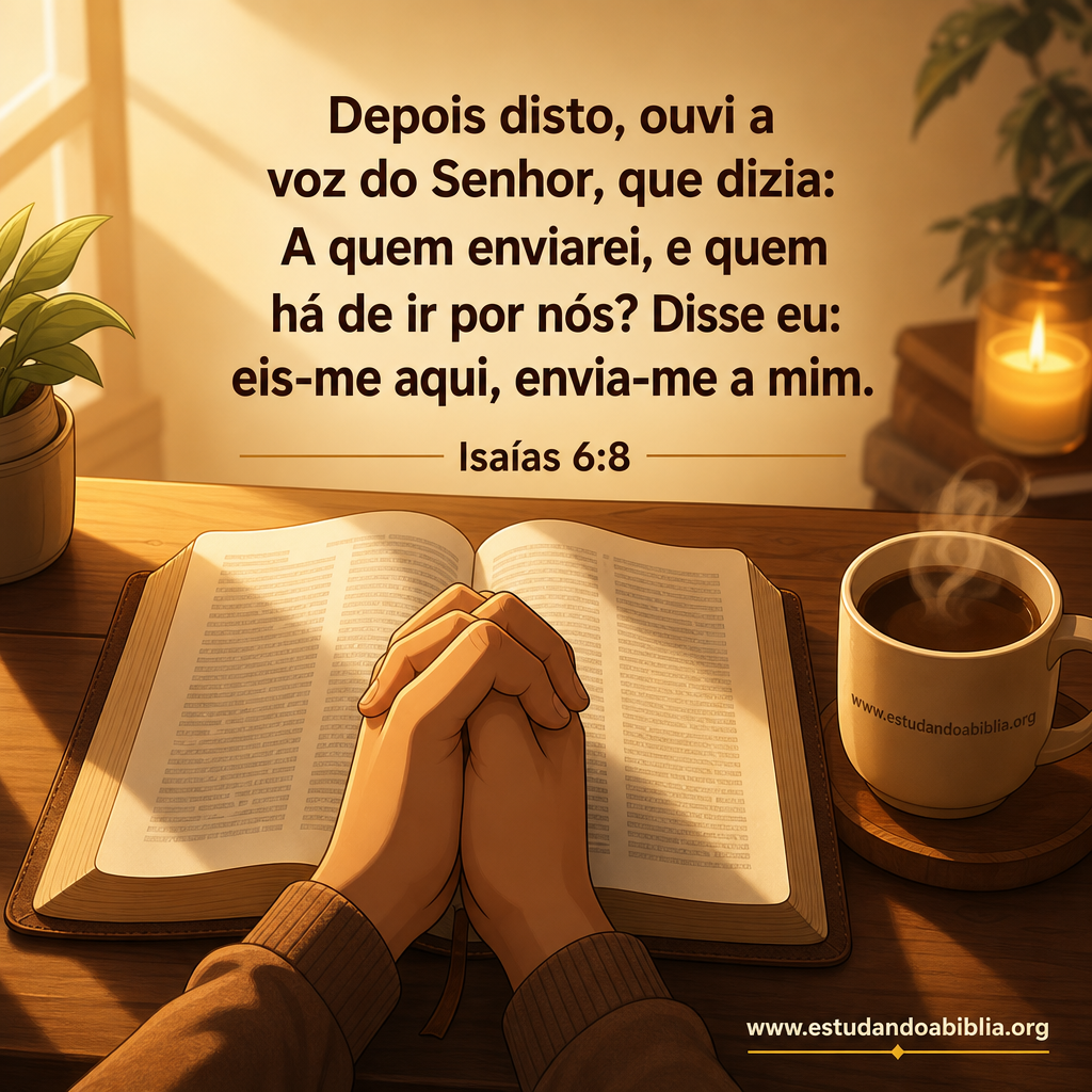 Versículo bíblico do dia - Isaías 6:8
