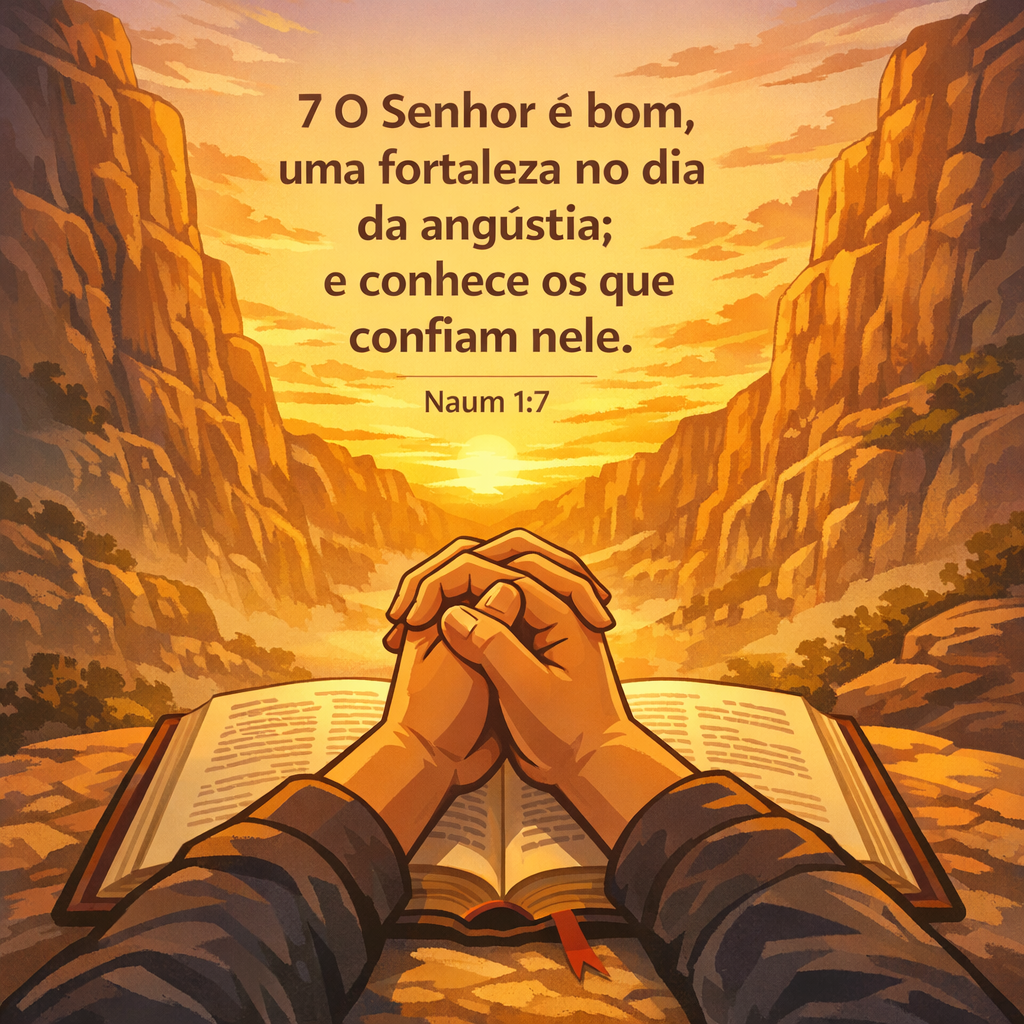 Versículo bíblico do dia - Naum 1:7