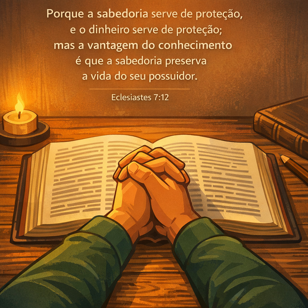 Versículo bíblico do dia - Eclesiastes 7:12
