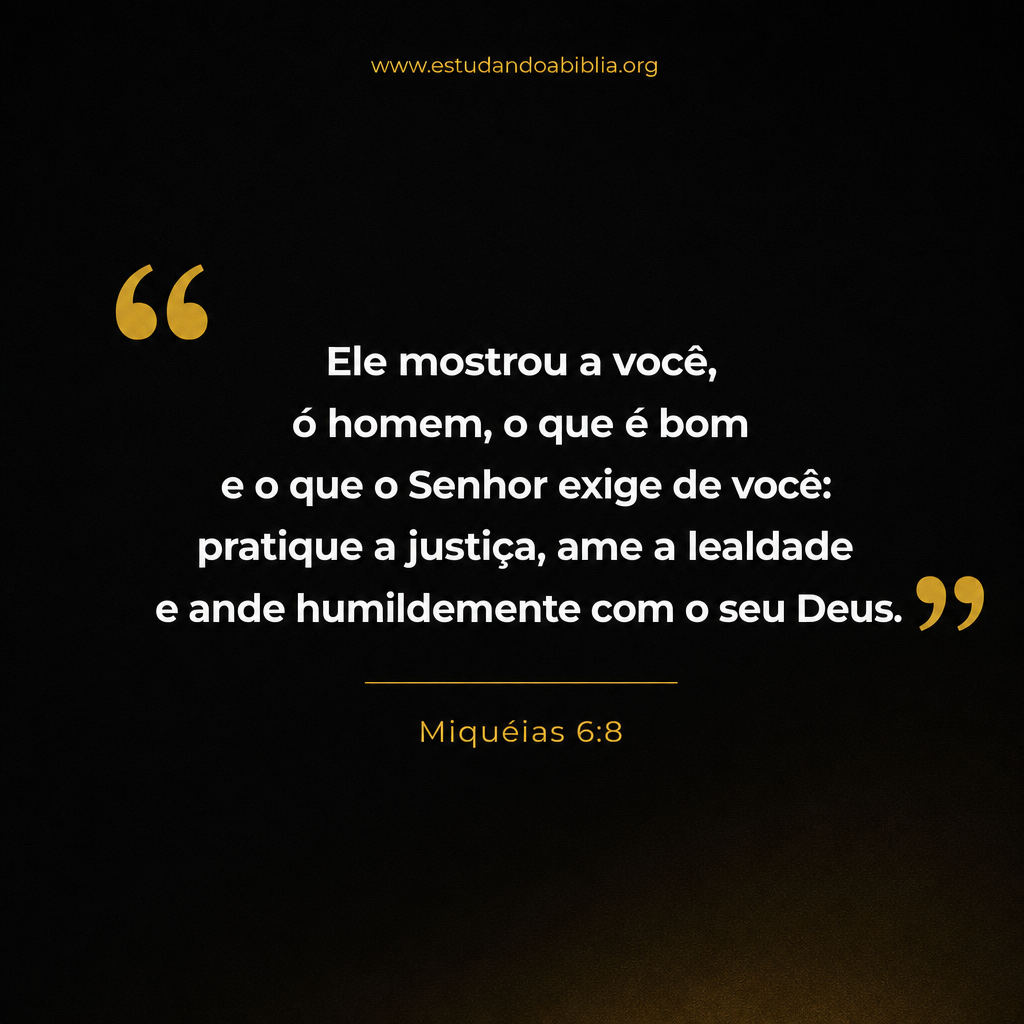 Miquéias 6:8