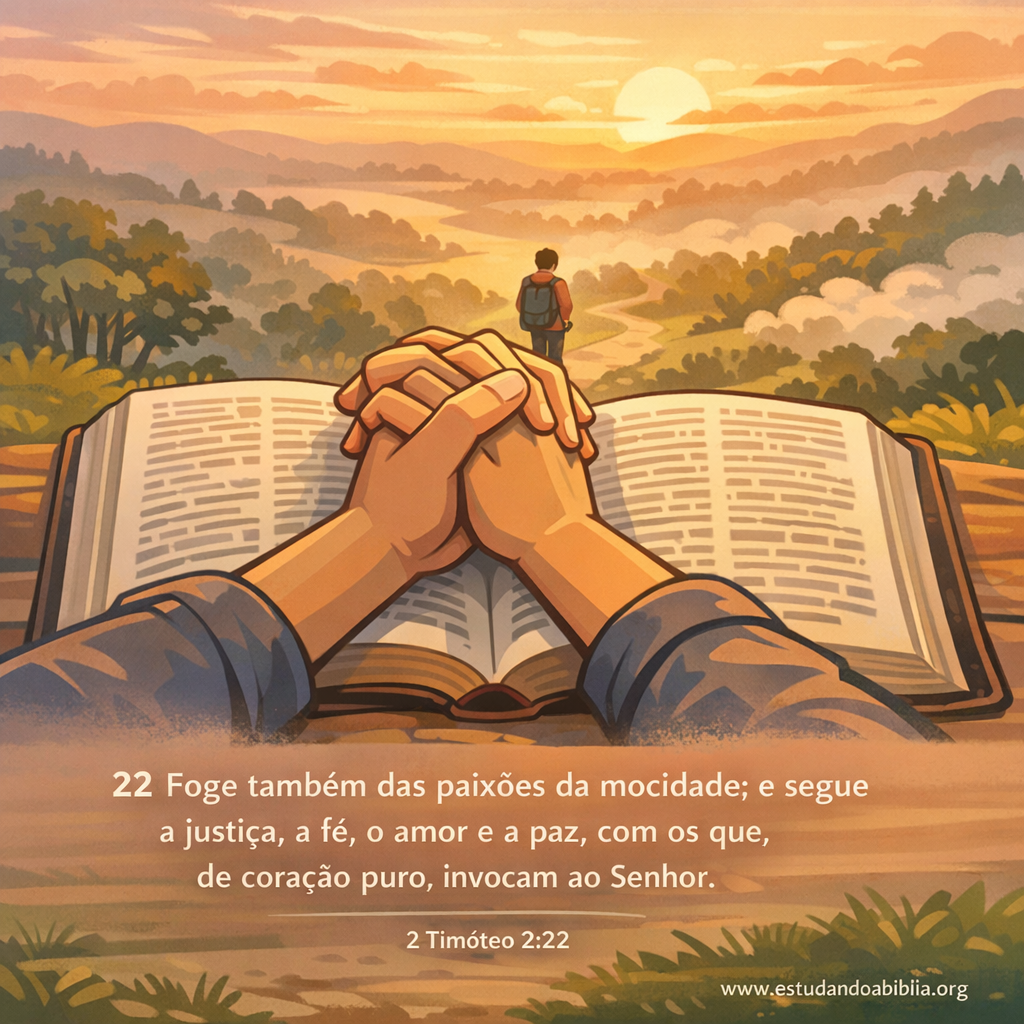 Versículo bíblico do dia - 2 Timóteo 2:22