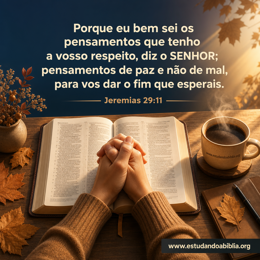 Versículo bíblico do dia - Jeremias 29:11