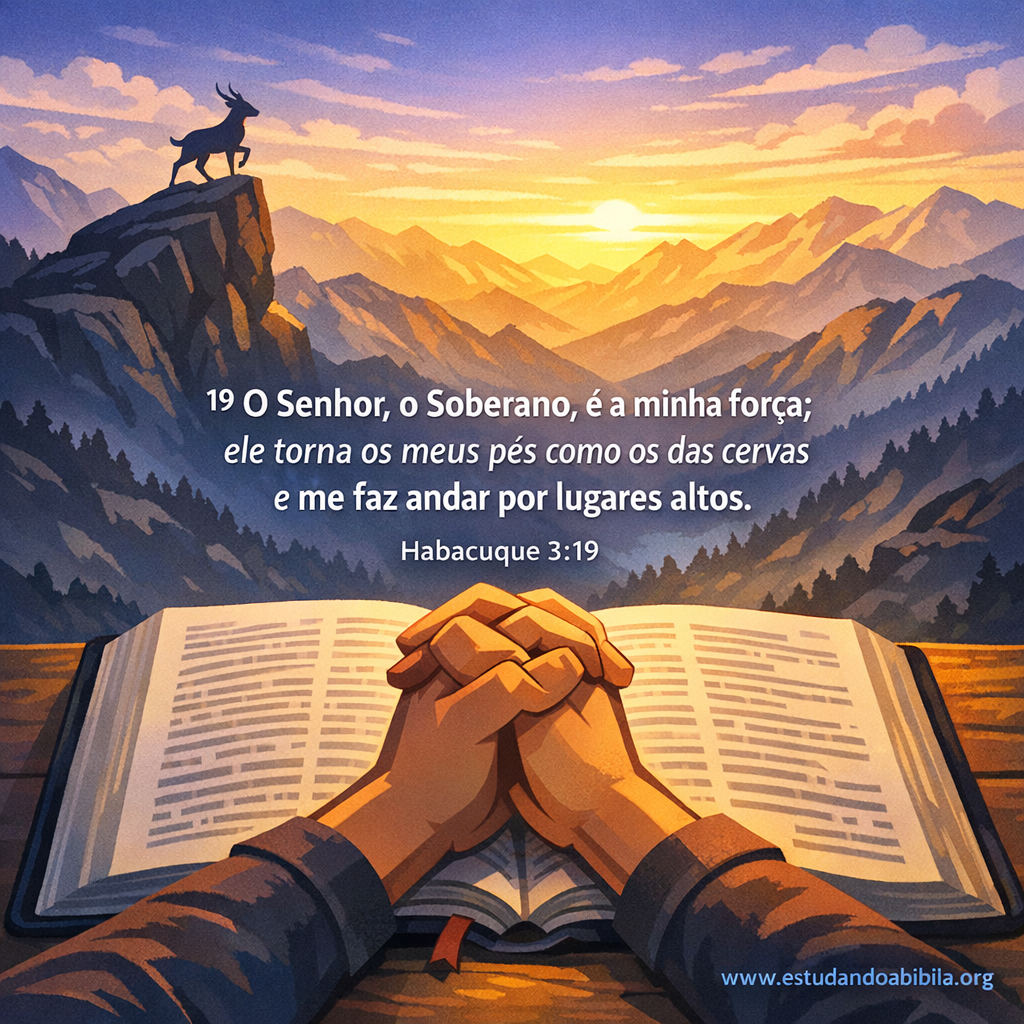 Versículo bíblico do dia - Habacuque 3:19