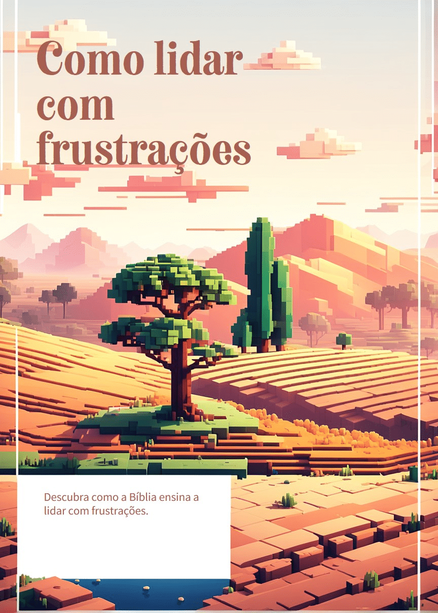 Mensagem diária. Tema: Como lidar com frustrações. O que a Bíblia ensina.
