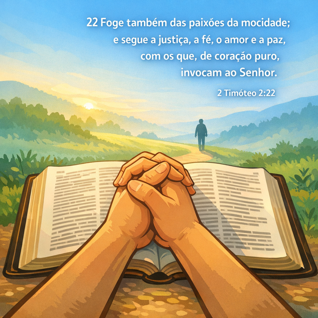 Versículo bíblico do dia - 2 Timóteo 2:22
