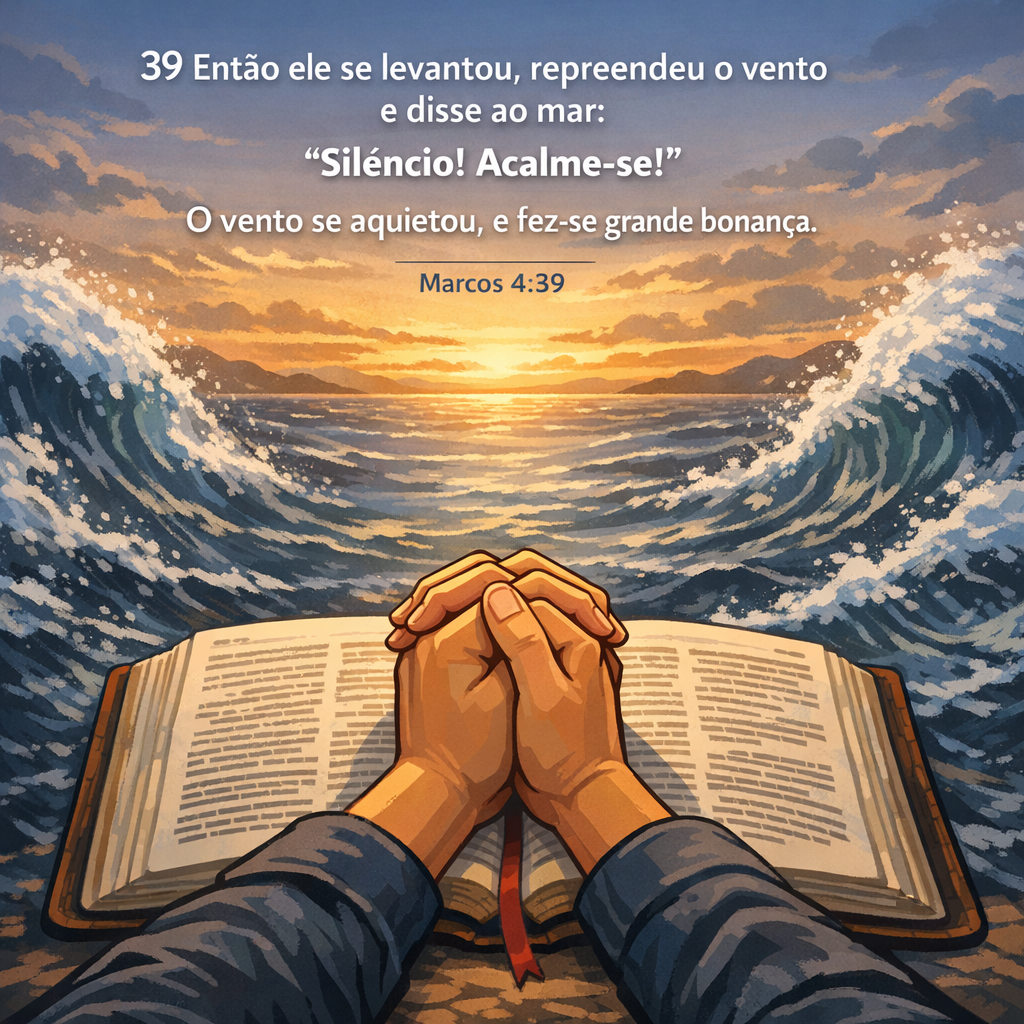 Versículo bíblico do dia - Marcos 4:39