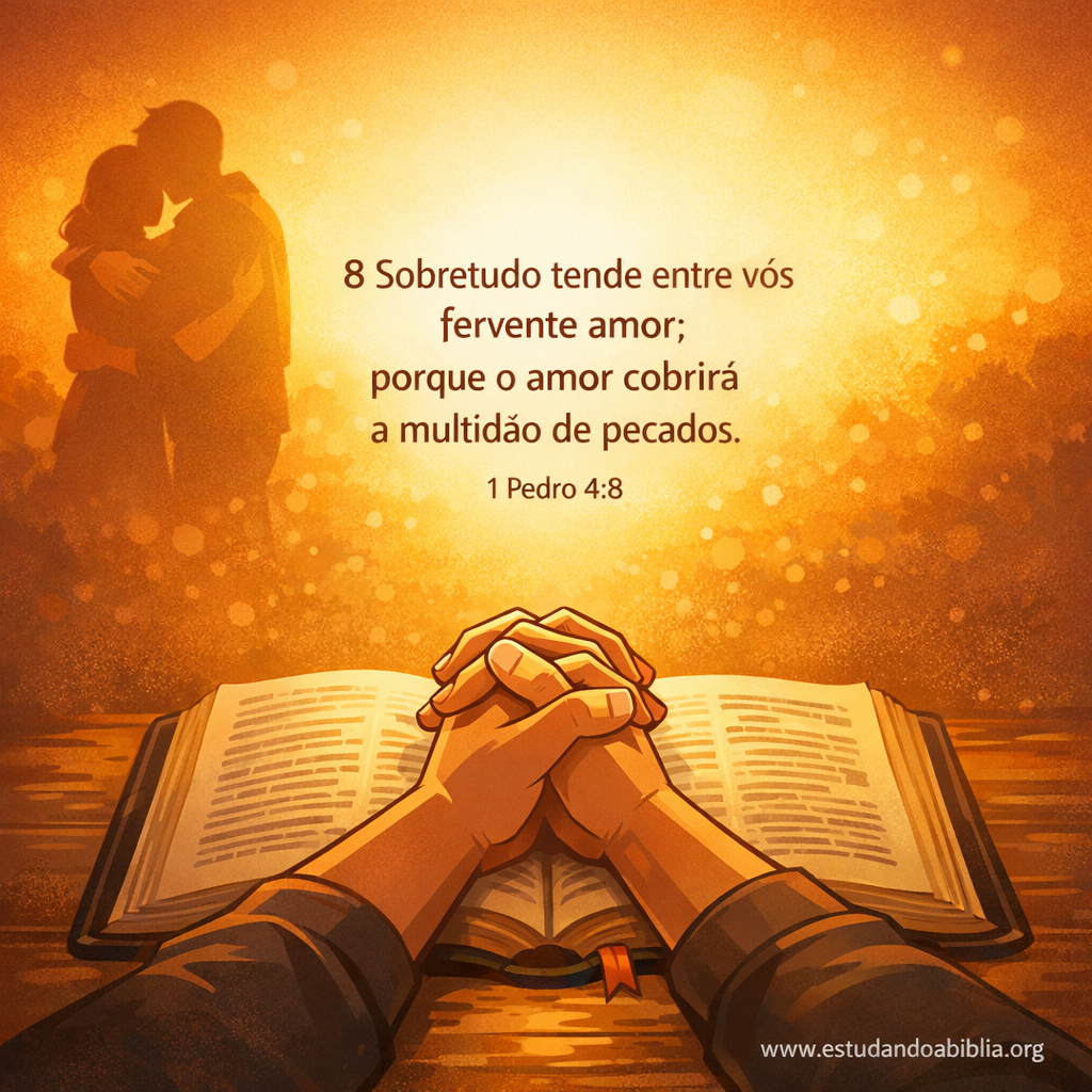 Versículo bíblico do dia - 1 Pedro 4:8