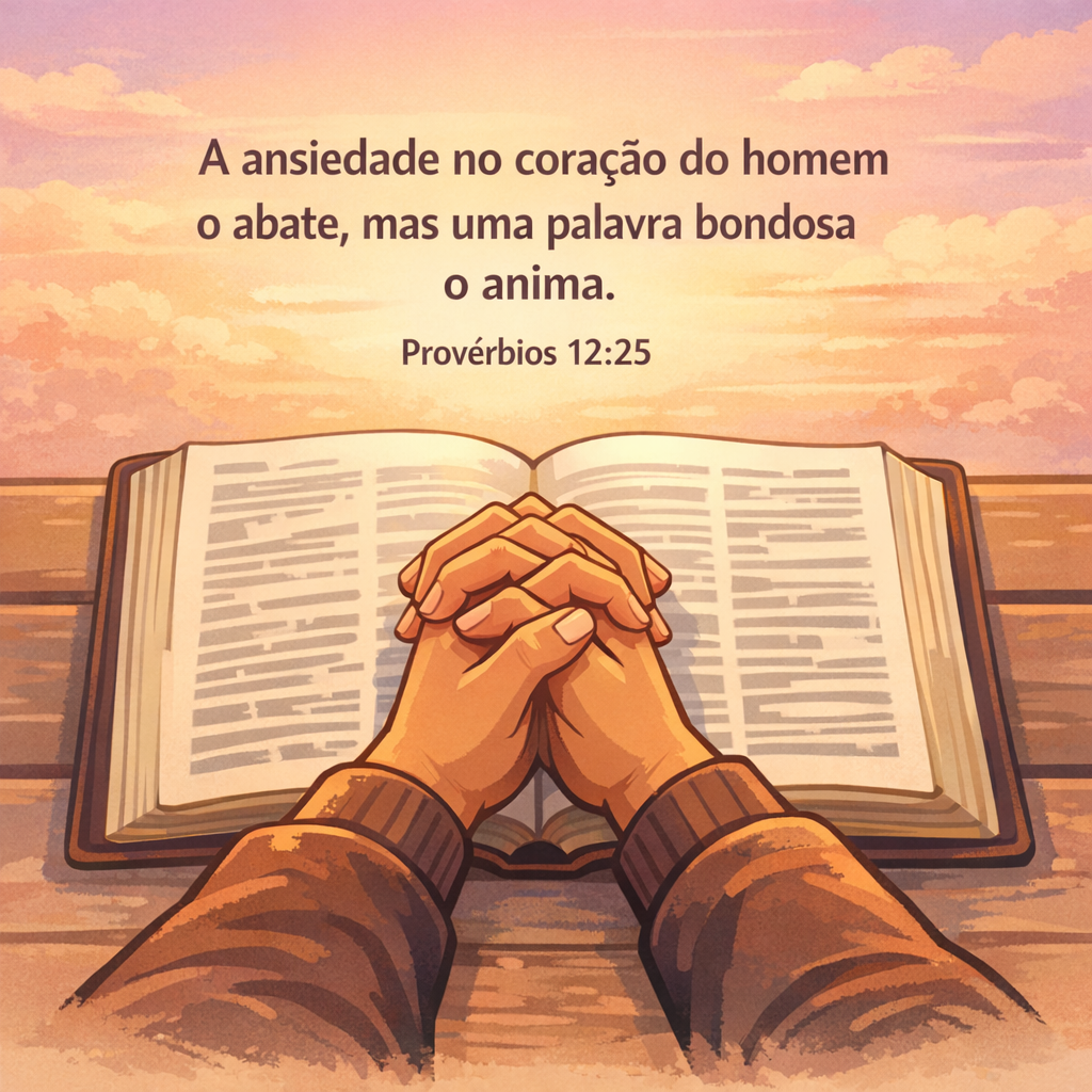 Versículo bíblico do dia - Provérbios 12:25