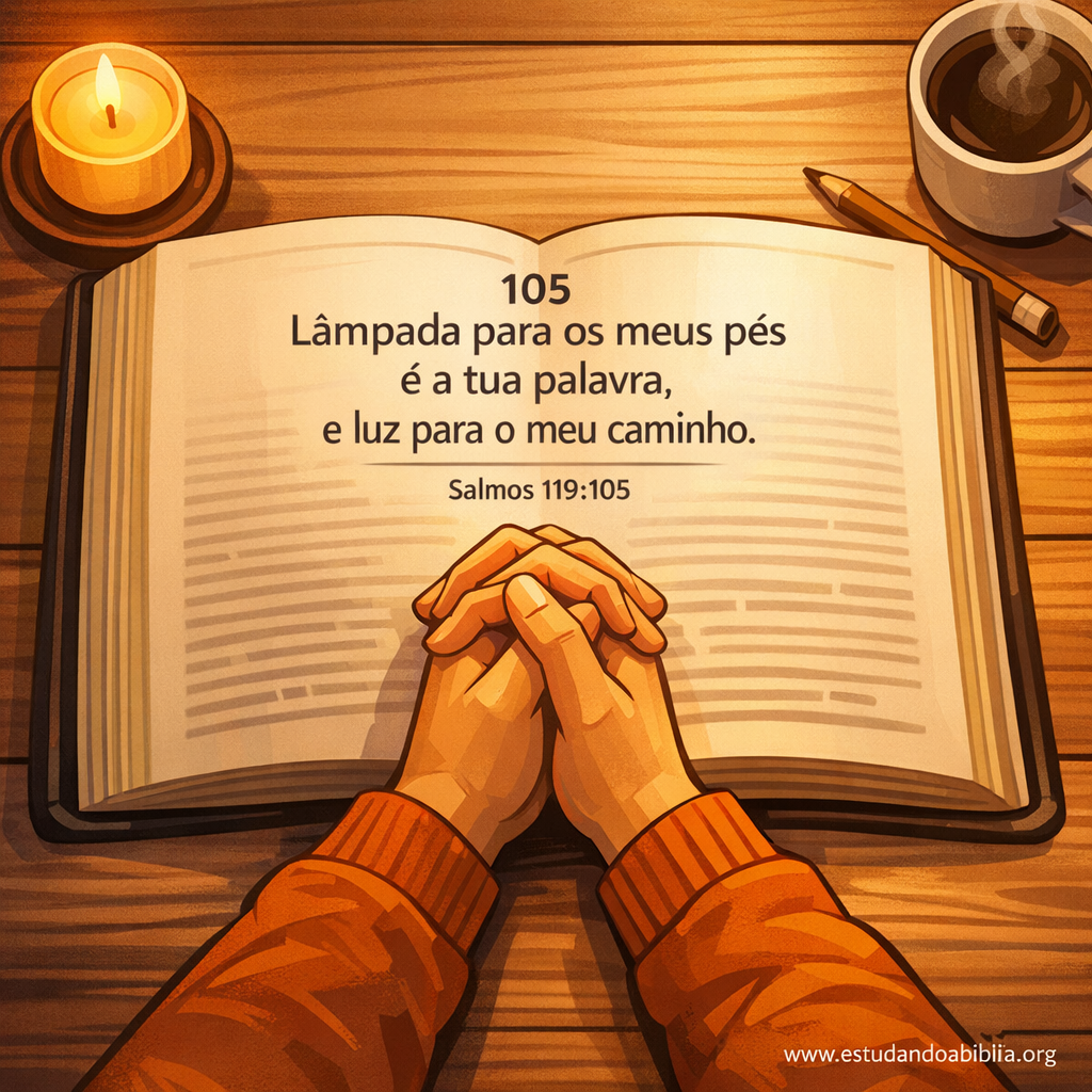 Versículo bíblico do dia - Salmos 119:105