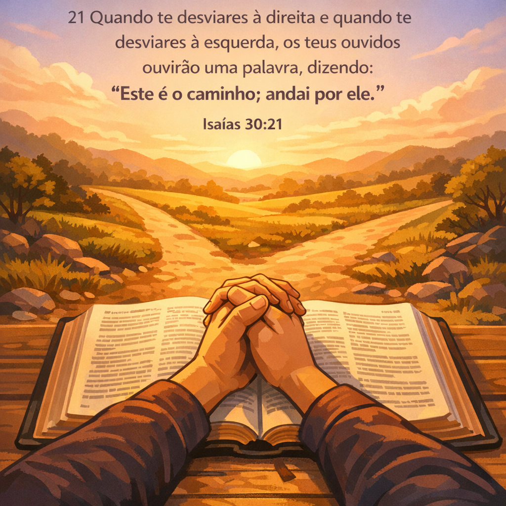 Versículo bíblico do dia - Isaías 30:21
