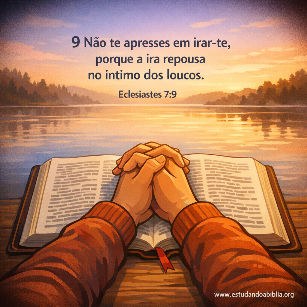 Versículo bíblico do dia - Eclesiastes 7:9