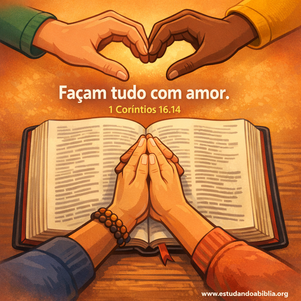 Versículo bíblico do dia - 1 Coríntios 16:14