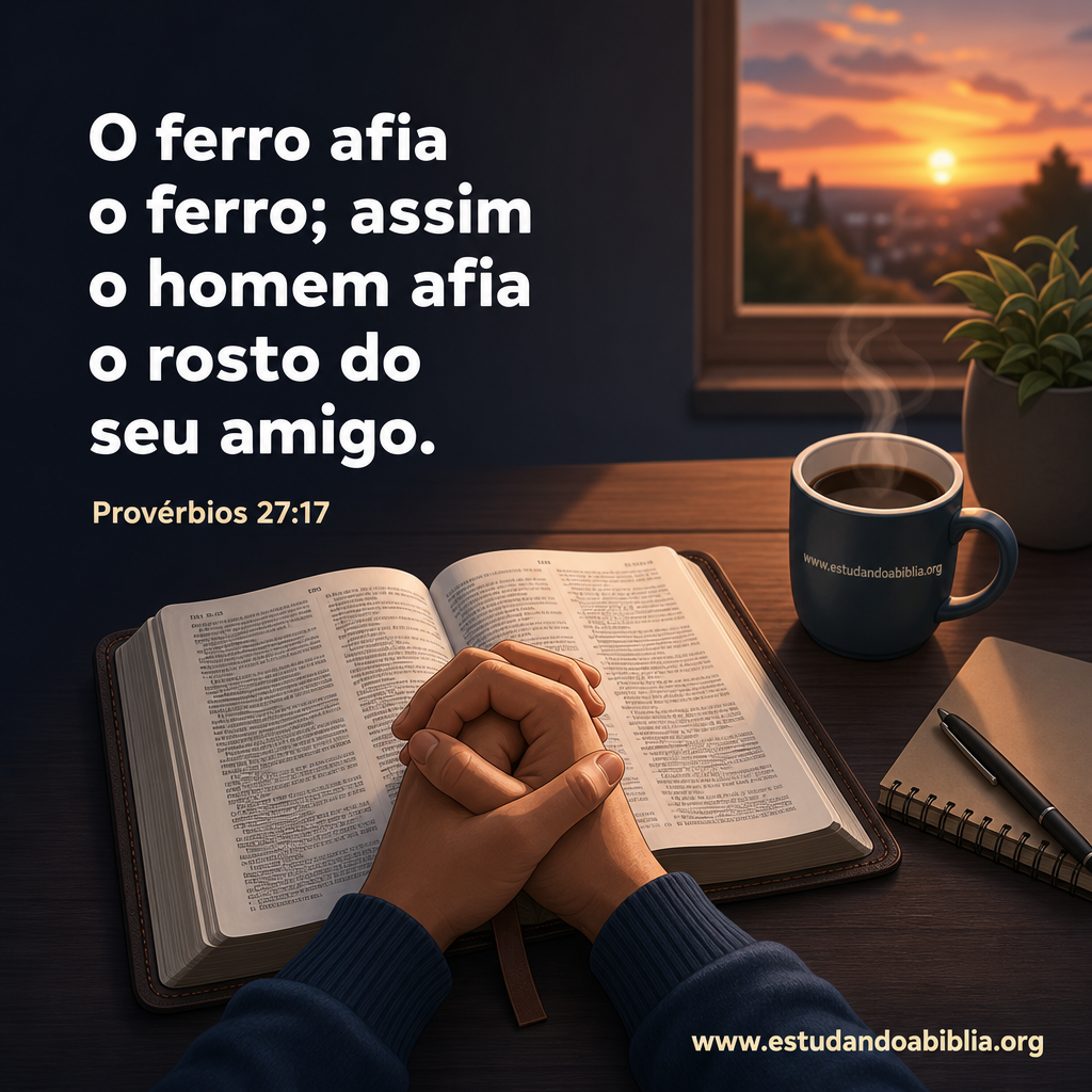 Versículo bíblico do dia - Provérbios 27:17