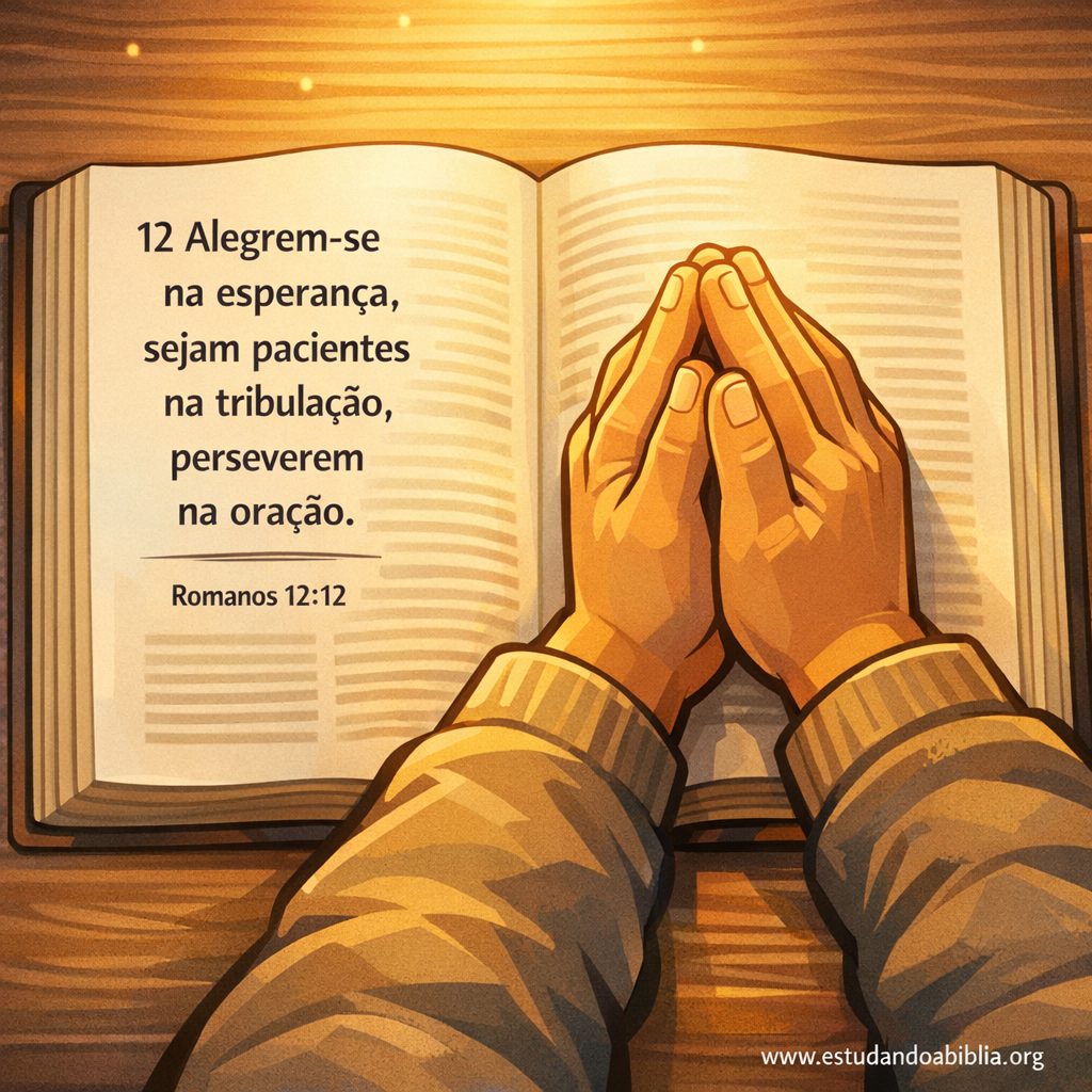 Versículo bíblico do dia - Romanos 12:12