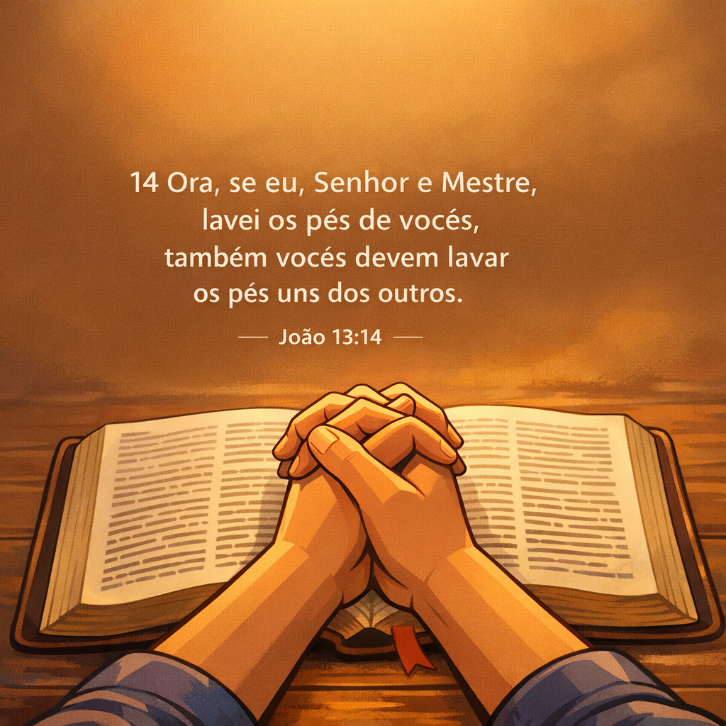 Versículo bíblico do dia - João 13:14