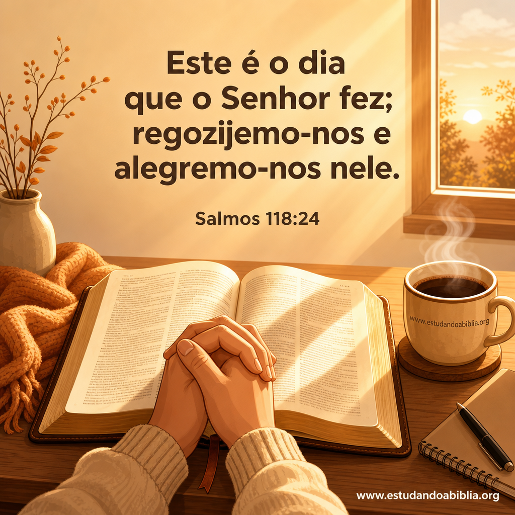 Versículo bíblico do dia - Salmos 118:24