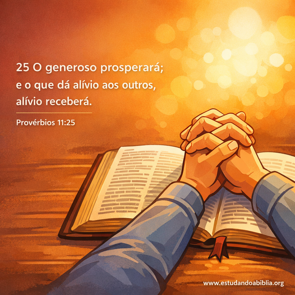 Versículo bíblico do dia - Provérbios 11:25