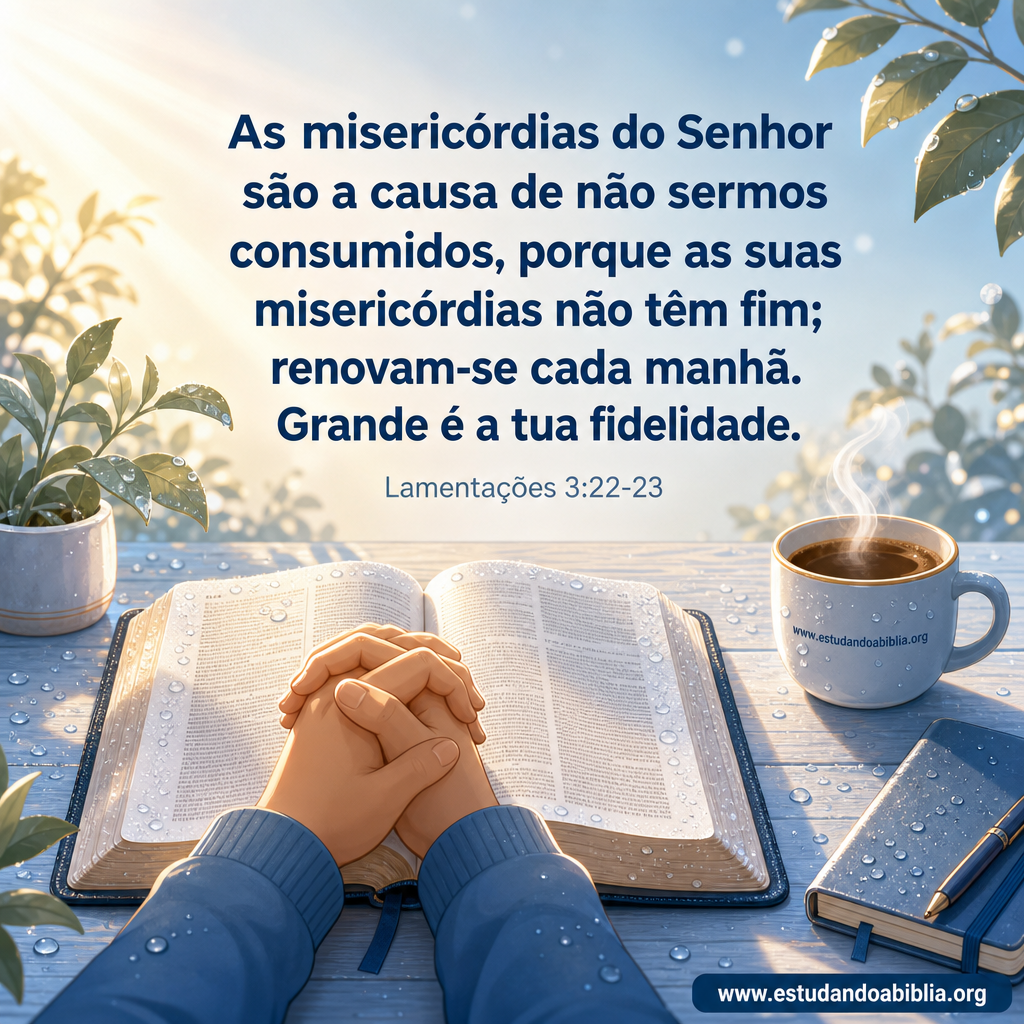 Lamentações 3:22-23