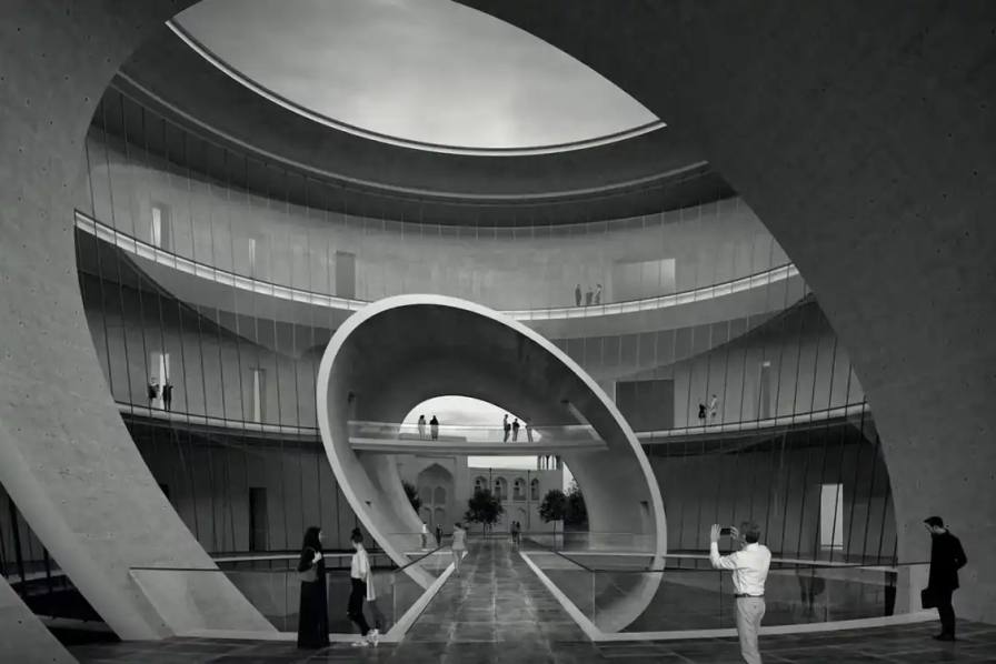TADAO ANDO DESIGNS FIRST CENTRAL ASIAN BUILDING Just to confirm, is this a repost through the button, or would you like us to create a new post from our page using these images?