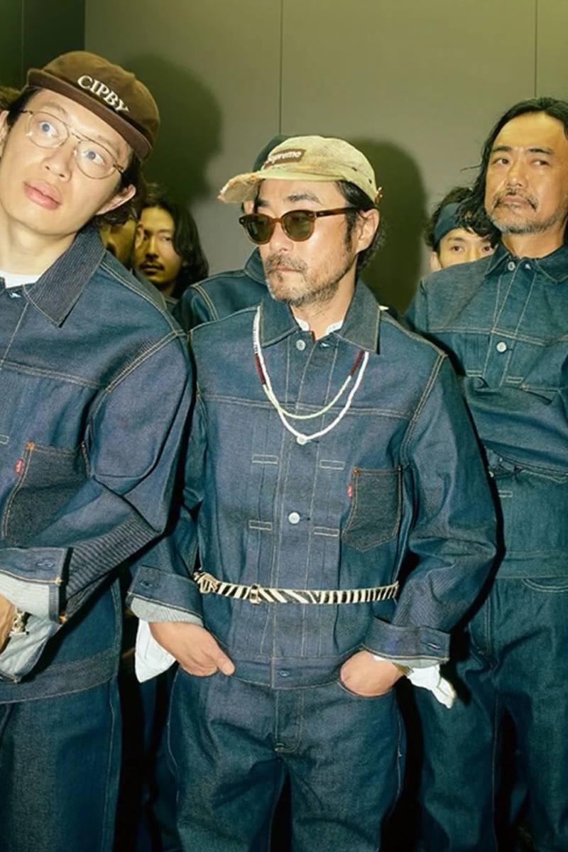 image of the Levi's and JOURNAL STANDARD relume Japanese rigid denim collaboration, including jacket specifications, jean details, and release dates.
