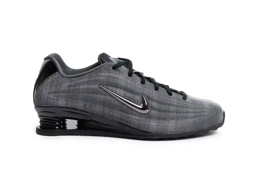 image detailing the March 2026 release of the NAKED Copenhagen and Nike Shox Z and Shox Z Calistra sneakers, including design details and purchase information.