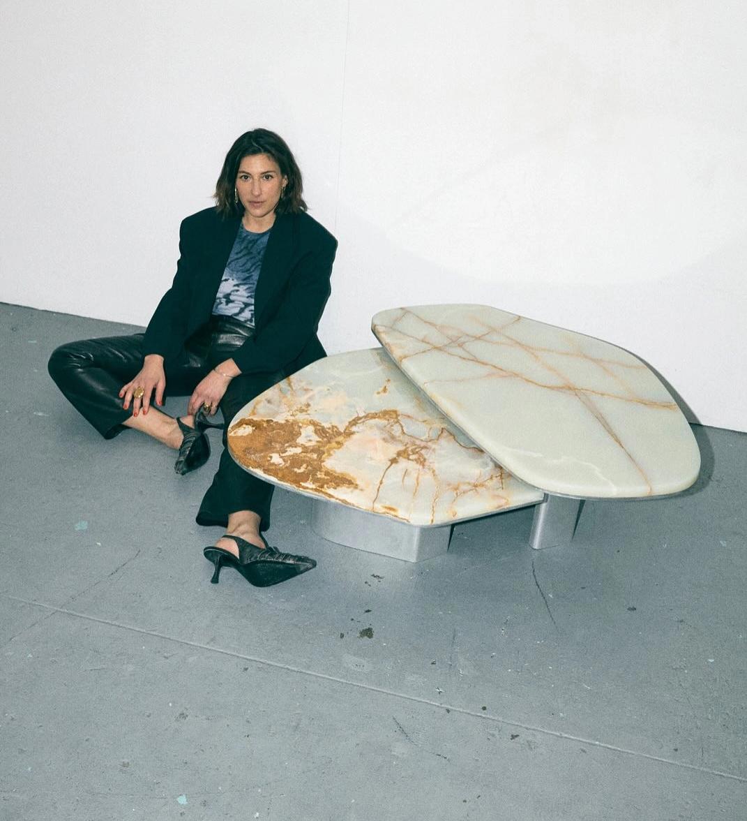 ARIELLE ASSOULINE-LICHTEN ON GLAM MINIMALISM AND DESIGN A text article detailing an interview with designer Arielle of Slash Objects about her background, material choices, and new furniture collections.