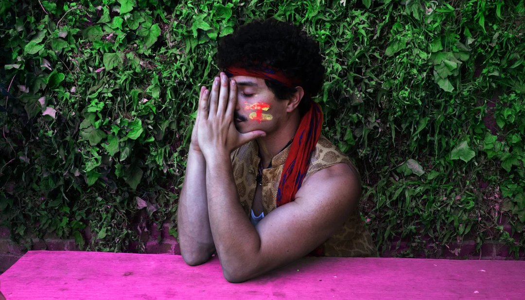 BABYMOROCCO SWAPS STROBE LIGHTS FOR KALEIDOSCOPE IN SUMMER FABLES An interview transcript with musician Babymorocco. He discusses recording songs in Andy Warhol's former studio, creating pop art visuals, and developing his Tropico Rocco persona.
