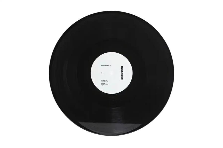JIL SANDER RELEASES VINYL EP BEFORE MILAN SHOW image about fashion brand Jil Sander releasing a vinyl music EP in collaboration with electronic artist Bochum Welt, preceding their new creative director's first fashion show in Milan.