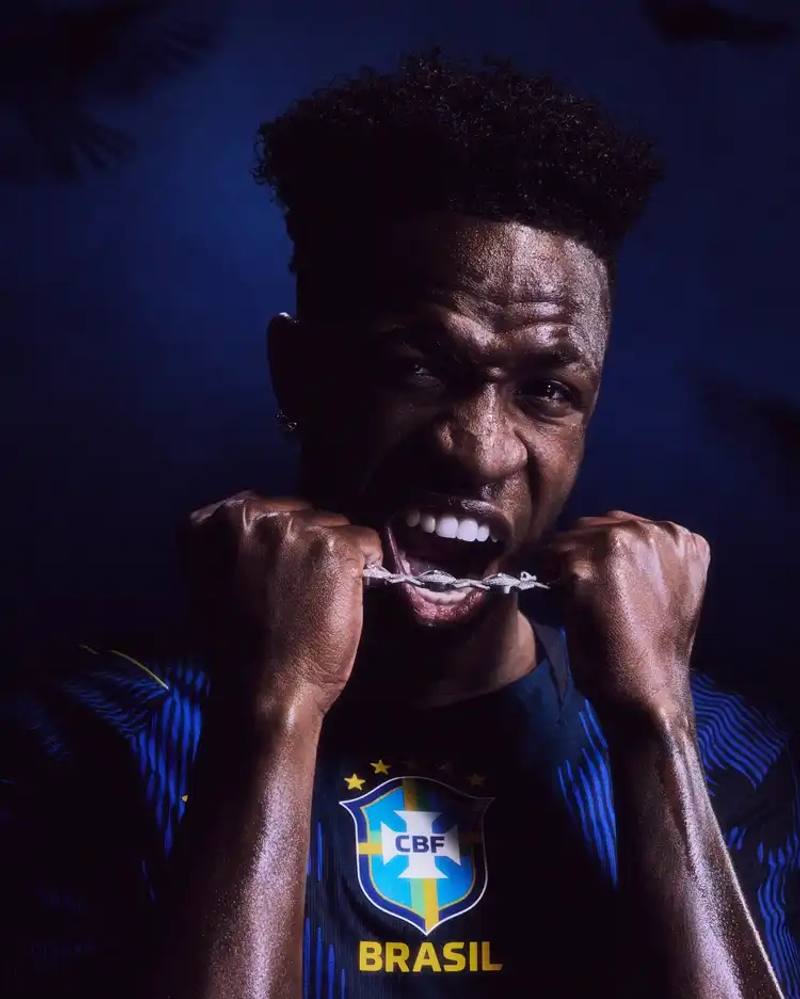 An image detailing the new apparel partnership between Jordan Brand and the Brasilian Football Federation.